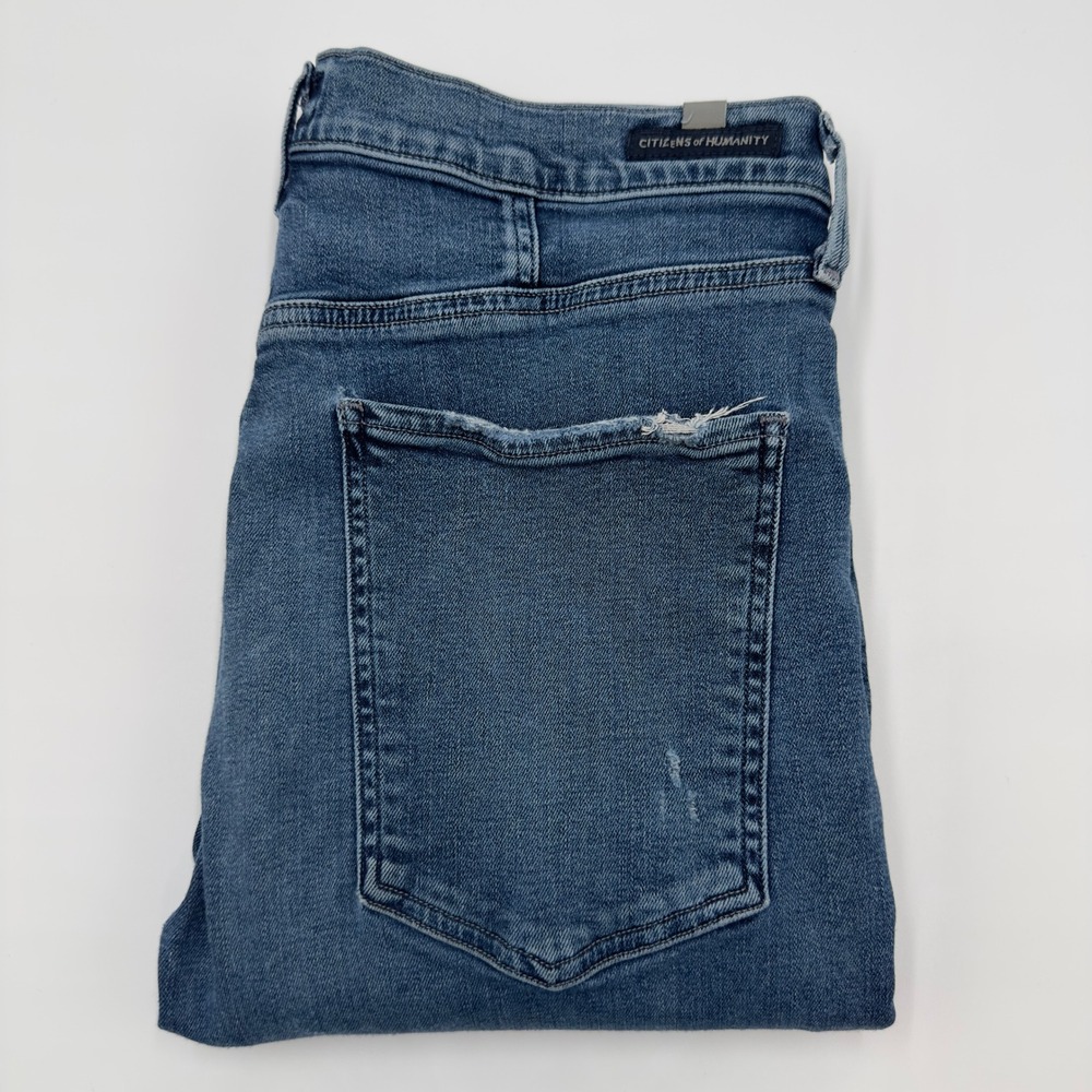 Citizens of Humanity Chrissy Jeans Womens 33 Blue High Rise Skinny Denim EXCL